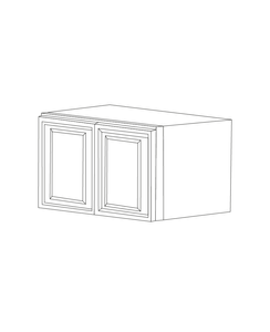 Romona Modern Gray 30x21x12 Wall Cabinet - Assembled