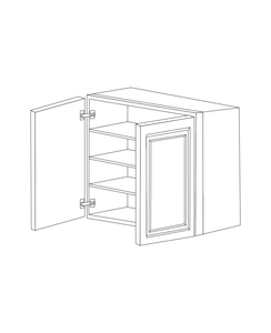 Romona Modern Gray 30x36 Wall Cabinet - Assembled