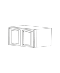 Malibu Ash Taupe 36x12x12 Wall Cabinet - Assembled
