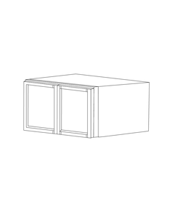 Lexington White Shaker 36x12x12 Wall Cabinet - Assembled