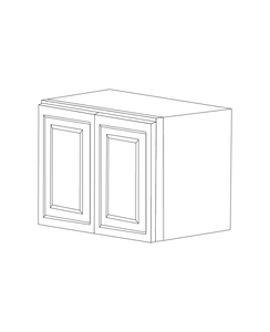 Romona Modern Gray 36x21x12 Wall Cabinet - Assembled