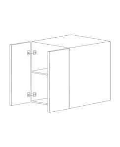 Glossy White 36x24 Wall Cabinet - Assembled