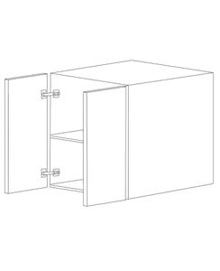 Matte black 36x30 Wall Cabinet - Assembled