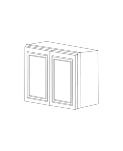 Romona Modern Gray 36x36 Wall Cabinet - Assembled