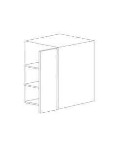 Dark Wood 30x36 Wall Blind Corner Cabinet - RTA