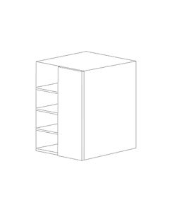 Glossy White 30x42 Wall Blind Corner Cabinet - RTA