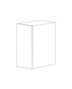 Bella 24x49 Pantry Top Part - Single Door - White Melamine Box - Assembled