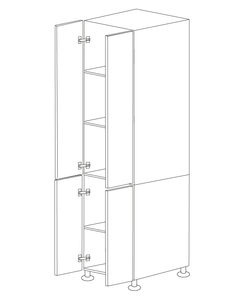 Glossy White 30x90 Pantry Cabinet - RTA