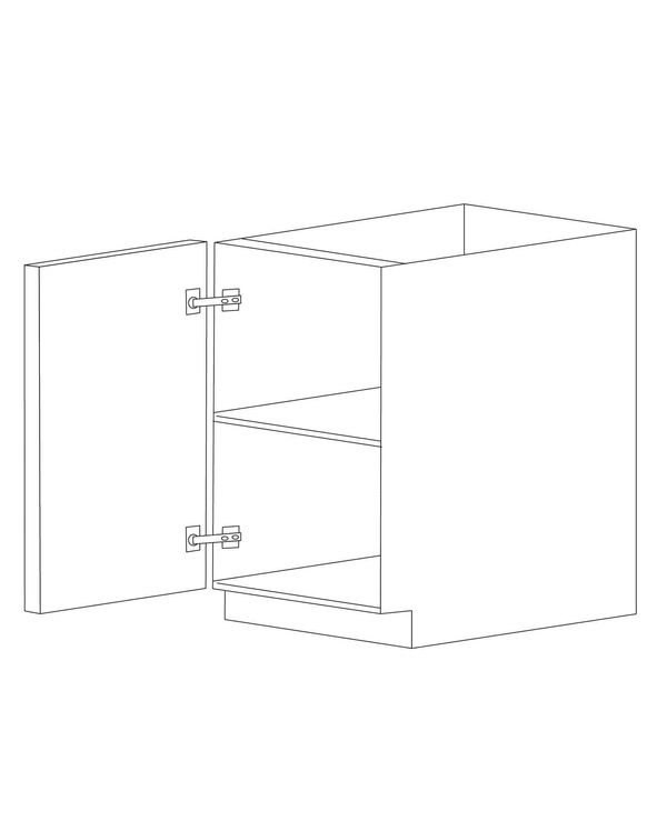 Silver Lining 24" Base Cabinet - 1 Door - Assembled