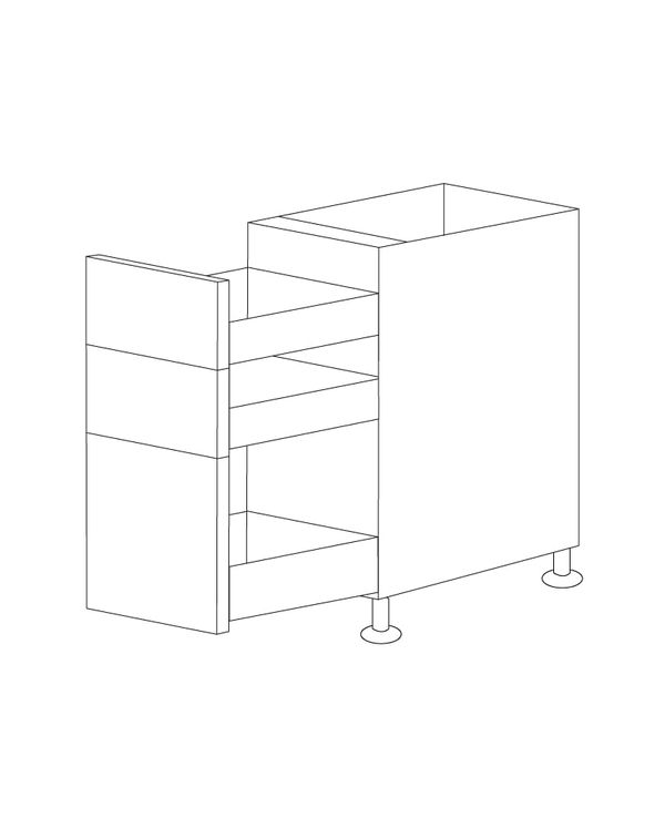 Palo Santo 18" Drawer Base Cabinet - 3Drawers - RTA