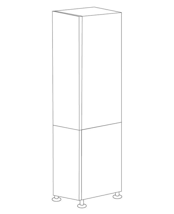 Glossy White 18x84 Pantry Cabinet - Assembled