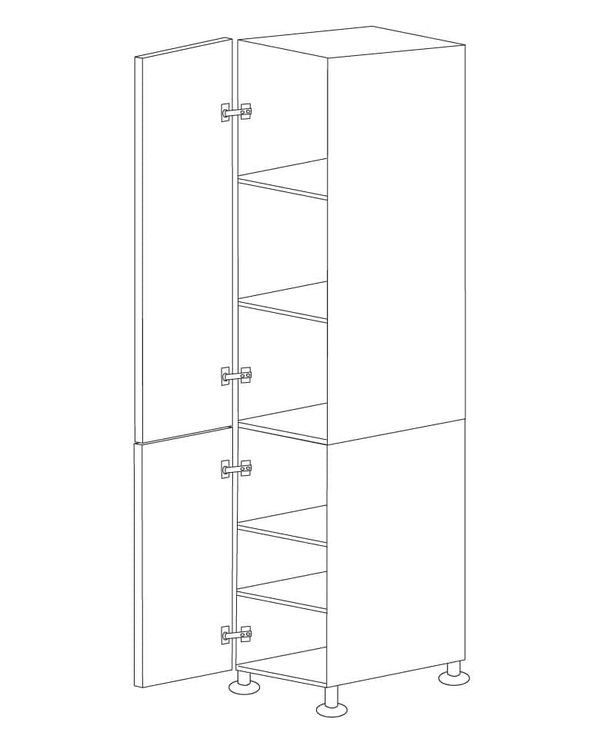 Moonlight White 30x84 Pantry Cabinet - Assembled