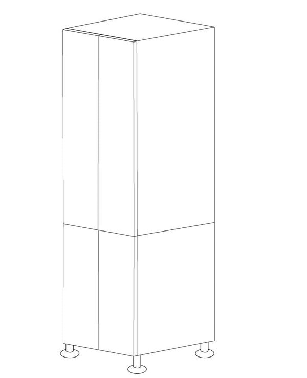 Dark Wood 30x90 Pantry Cabinet - Assembled