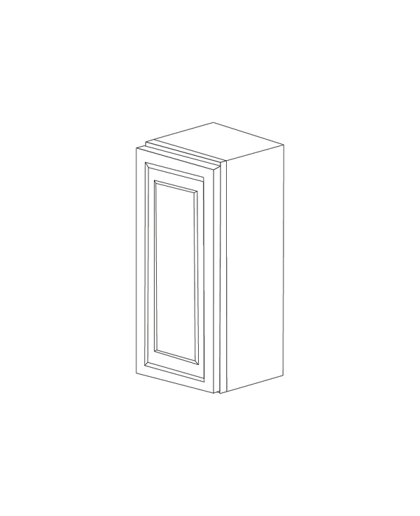 Romona Modern Gray 9x36 Wall Cabinet - Assembled