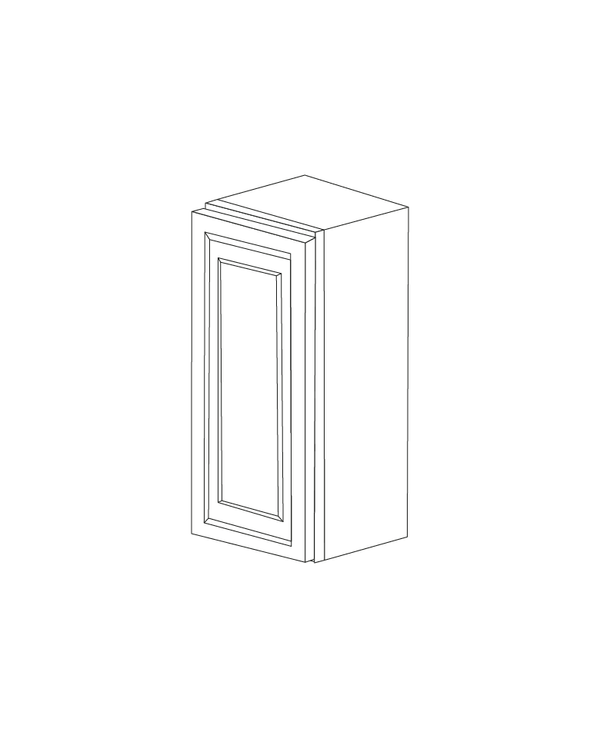 Malibu Dove White 12x36 Wall Cabinet - Pre-Assembled