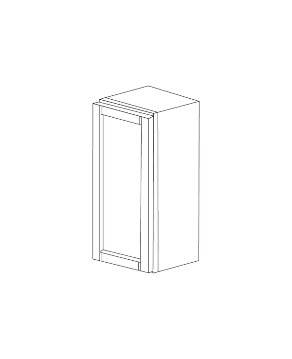 Aspen White Shaker 12x42 Wall Cabinet - Assembled