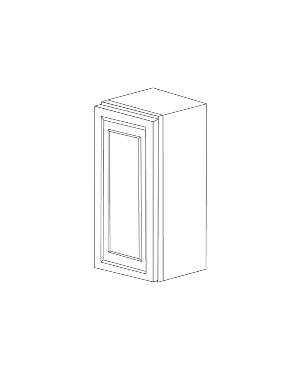 Malibu Dove White 15x42 Wall Cabinet - Pre-Assembled