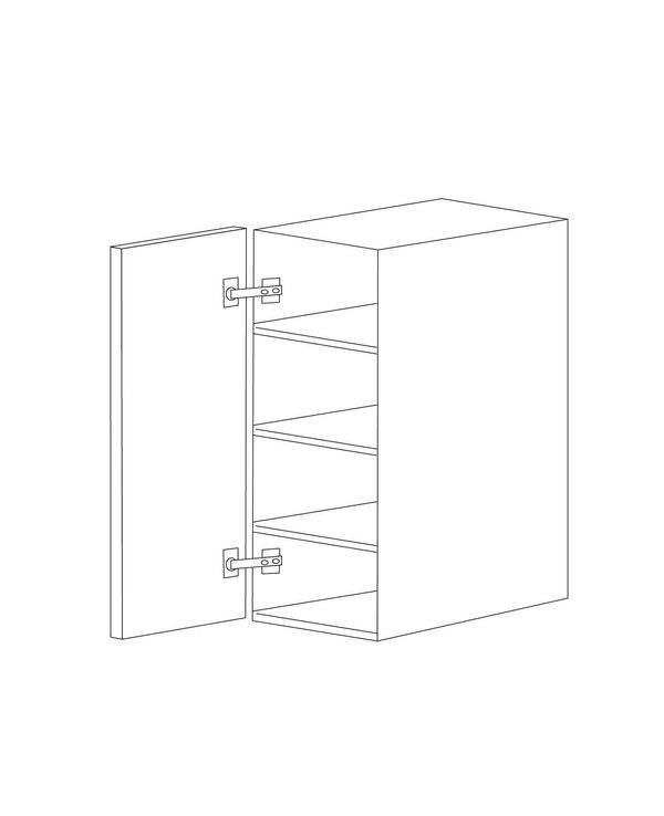 Lacquer White 15x42 Wall Cabinet - RTA