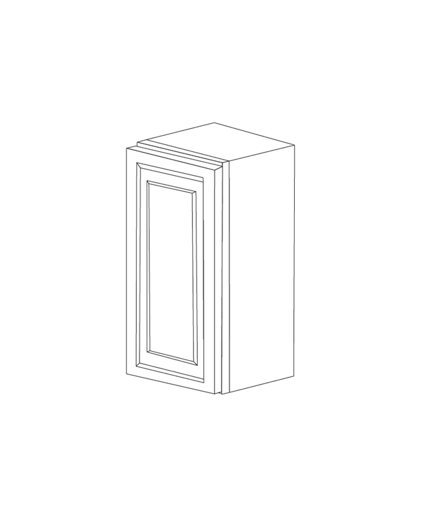 Romona Modern Gray 21x36 Wall Cabinet - Assembled