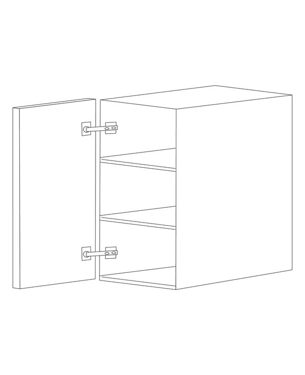 Piano Paint White Gloss 21x36 Wall Cabinet - Assembled