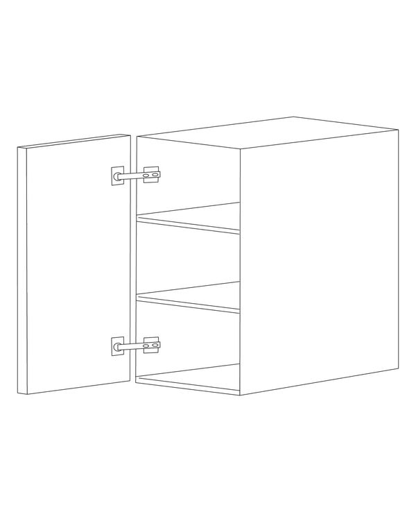 Glossy White 21x36 Wall Cabinet - Assembled