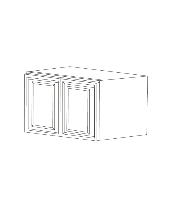Romona Modern Gray 30x21x12 Wall Cabinet - Assembled