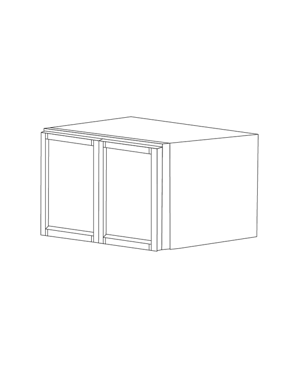 Lexington White Shaker 30x21x12 Wall Cabinet - Assembled