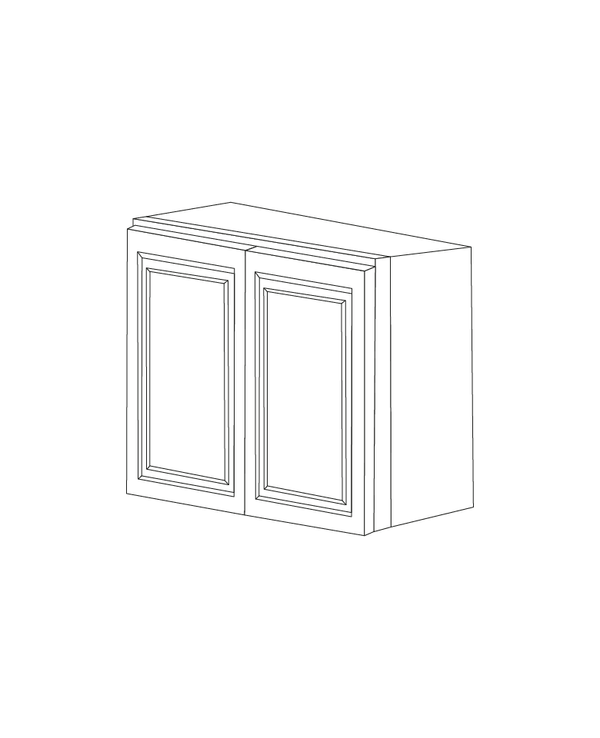Romona Modern Gray 30x36 Wall Cabinet - Assembled