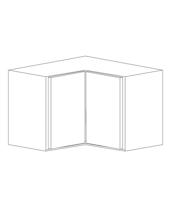 Glossy White 24x30 Wall Easy Reach Cabinet - RTA