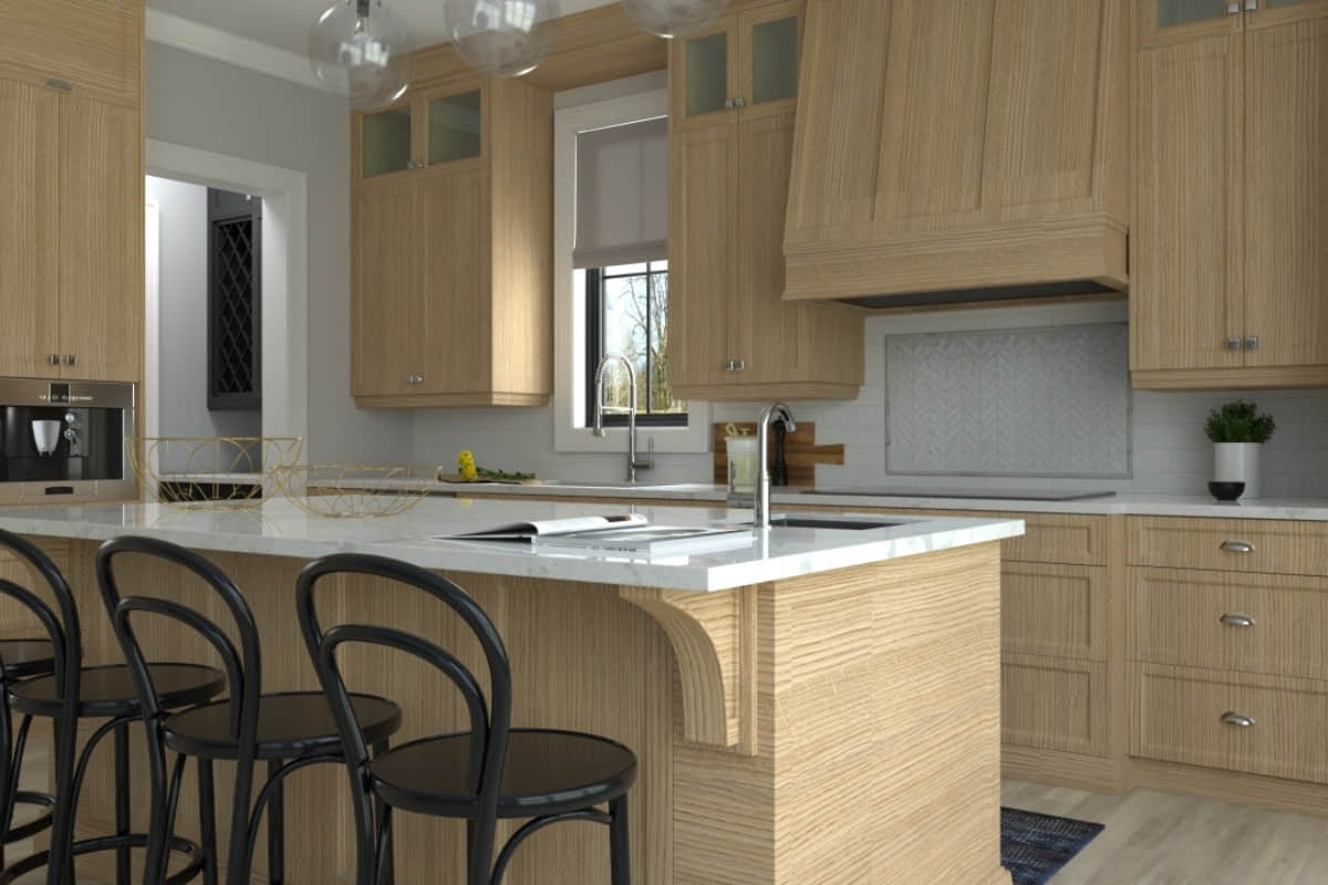 Miami White Oak Shaker - RTA Cabinets