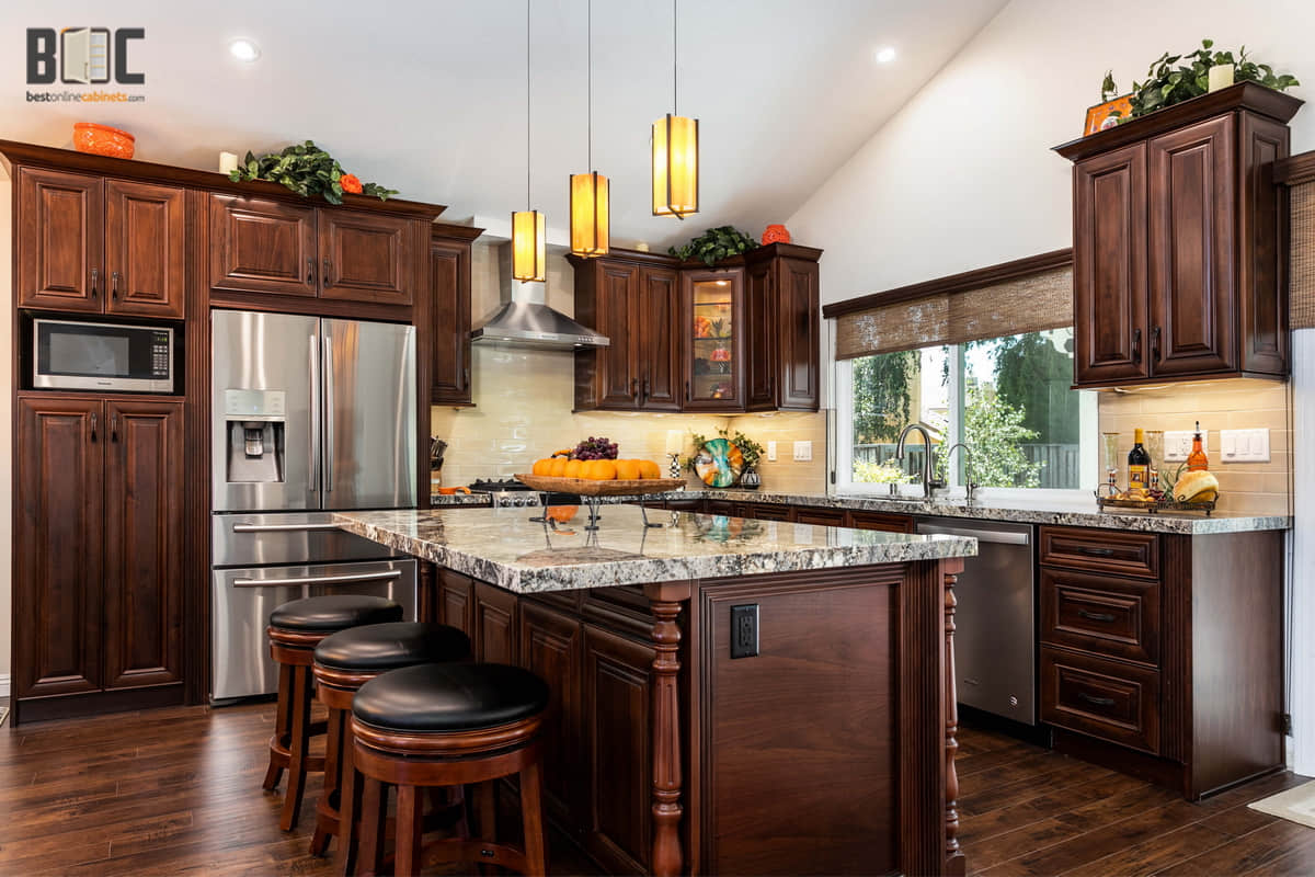 What Color Countertop Goes With Walnut