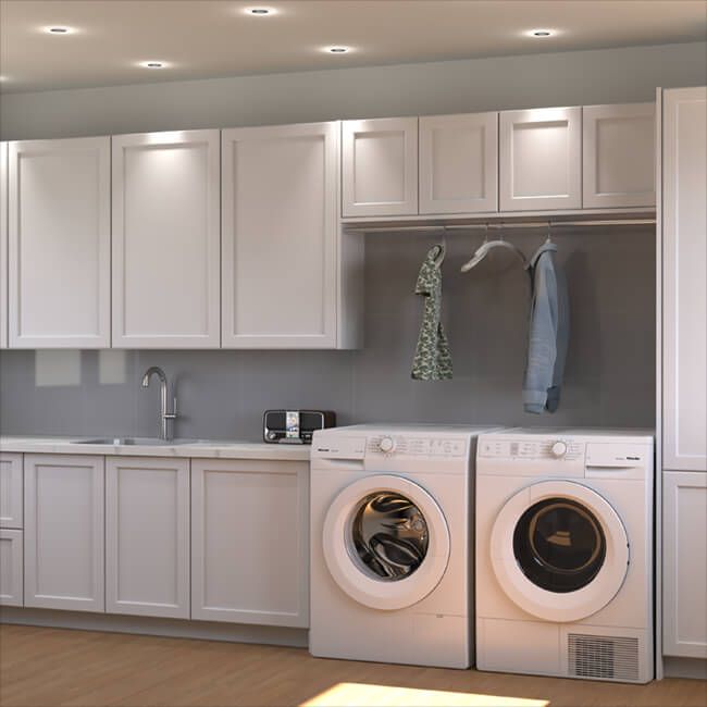 Shop Lunar White Shaker Cabinets