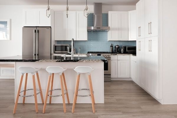 Kitchen with Inset Cabinets