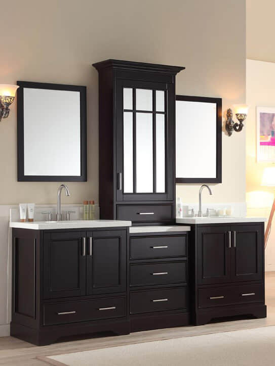 Design Idea - Double Vanity with Center Tower